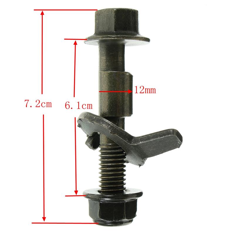 4Pcs Camber Bolt for Wheel Alignment, 10.9 Eccentric Screw
