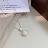 S925 Niche Ins Design Высококачественное стерлинговое серебро с жемчугом Серебряные ювелирные изделия Простое универсальное ожерелье