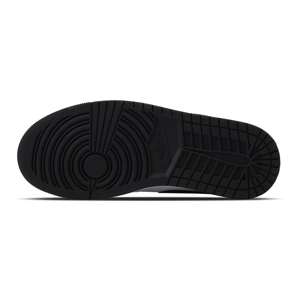 Jordan Air Jordan 1 Black Hole Product Abrasion Resistant Slip Resistant Low top Vintage Basketball Shoes Unisex Gray 553558-165(Team529-)