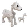 Halloween Cow Skeleton Decoration Innovative Fun Waterproof Resin Cow Skeleton Statue for Outdoor