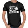 Men's and Women's T-shirts Out Of The Way I Gotta Poop Sayings Comedy Funny Fun Party Celebration
