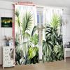 2 шт. - Лечебные зеленые растения полиэстеровые шторы, шторы с кулиской 42*84, для спальни и гостиной, украшение домашней комнаты