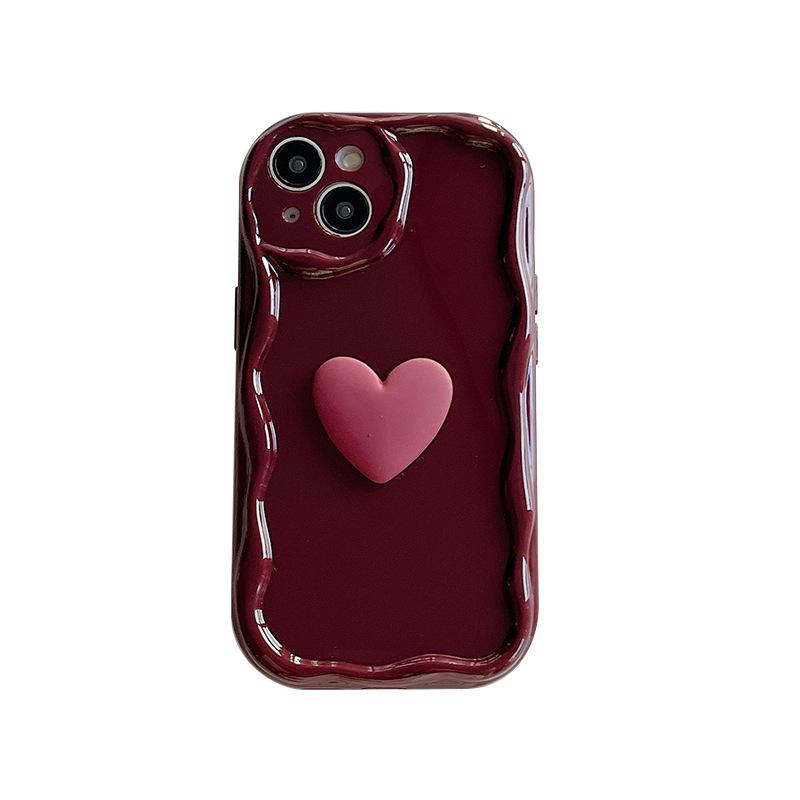 Красный Бант на Новый Год Чехол для Мобильного Телефона Подходит для Iphone17Pro Всесторонний Тонкое Отверстие Защита от Падения Apple 16 Любовь.