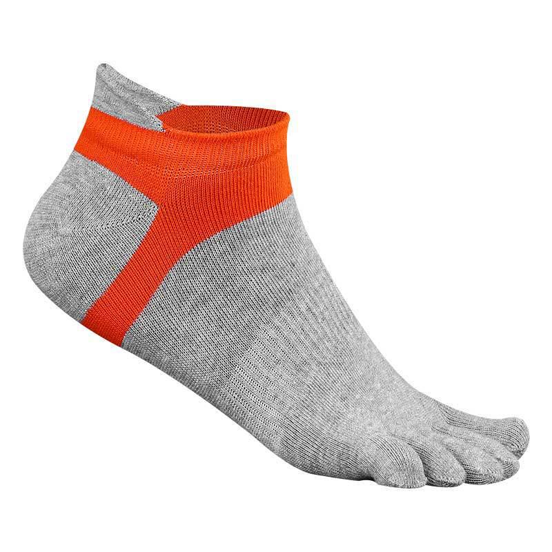 Мужские дышащие хлопковые спортивные носки с раздвоенным носком — всесезонные, короткие, с дезодорирующим эффектом