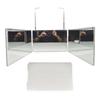 Folding 3 Way Mirror Makeup Adjustable Trifold Mirror for Self Hair Cutting and Styling DIY Haircut