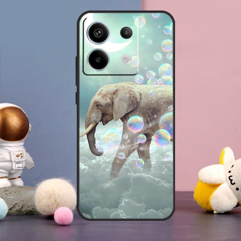 Elephants Colored Case For Xiaomi Redmi Note 14 9 10 11 12 13 15 Pro Plus Redmi 15 15C 10C 12C 13C 14C Cover