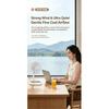 New USB Desk Fan with On/Off Switch Button Quiet Portable Cooling Fan for Office Bedroom Powerful Airflow Easy Control USB Power