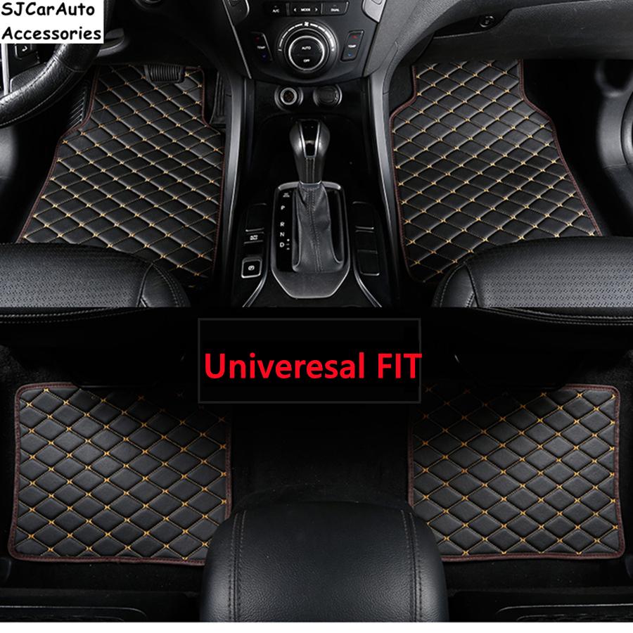 Sinjayer Universal Fit 4PCS XPE Leather Car Floor Mat For Renault Kadjar Latitude Fluence Scenic Talisman Captur