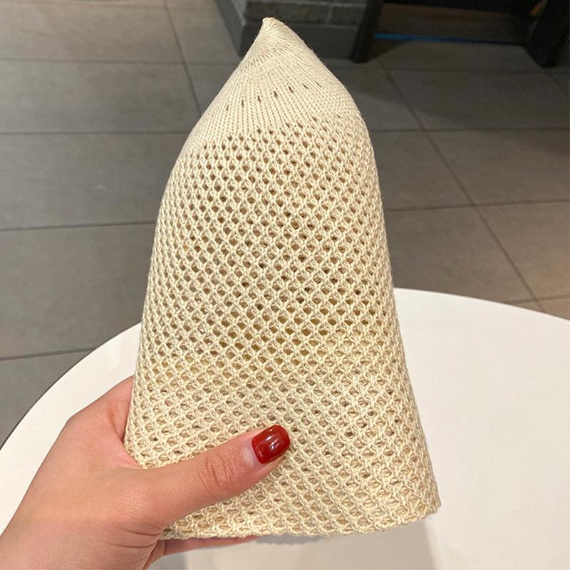 Женская шляпа-ведро, летняя, с вырезом, тонкая, дышащая, солнцезащитная шляпа, женская пляжная панама, кепка, складная, для отдыха на природе, рыболовная кепка