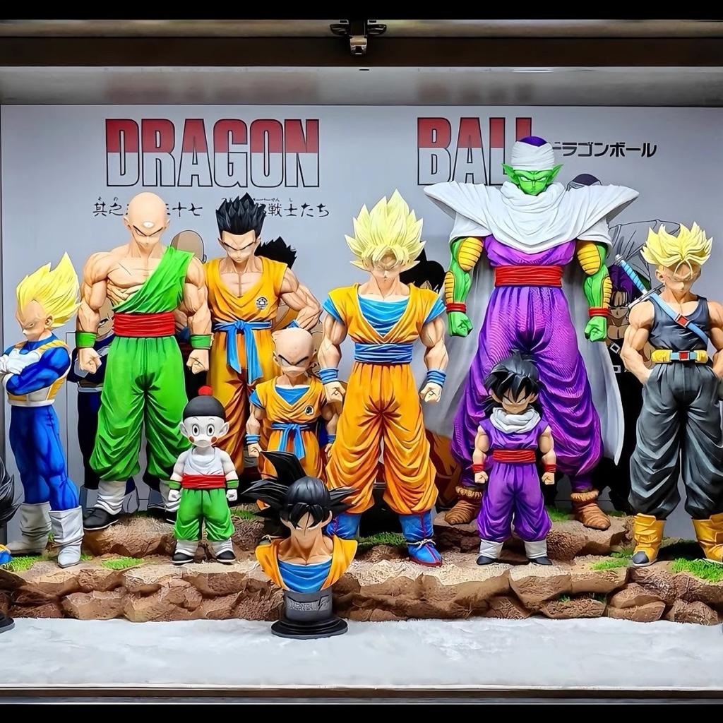 Аниме Dragon Ball Детские Криллин Сон Гохан Тракс Фигурки Действия ПВХ Модель Коллекция Настольное Украшение Игрушки Детские Подарки на День Рождения