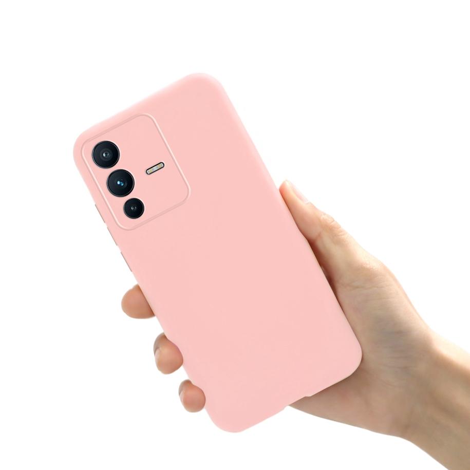 Для чехла на телефон Vivo V23 5G V2130 Чехол Милый Конфетный Цвет Тонкий ТПУ Funda Для Vivo V23 Pro V2132 V 23 S 12 Pro Защитный Чехол Сумка