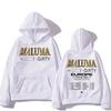 Maluma Europet Tour Print Hoodies Men's Hip Hop Fashion Clothing Sweatshirts Fashion Unisex Pullovers Casual Streetwear