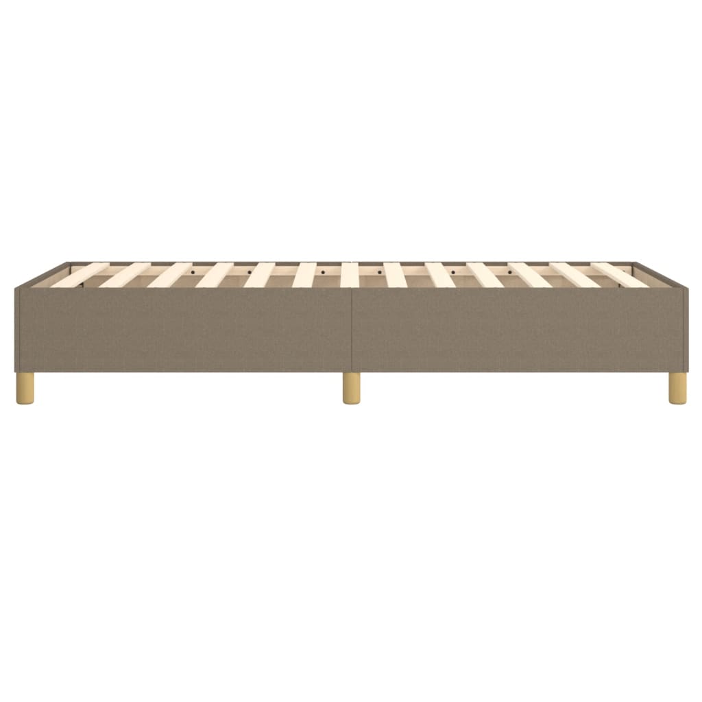 Vidaxl Rama Łóżka Bez Materaca Taupe 90X200 Cm Tkanina