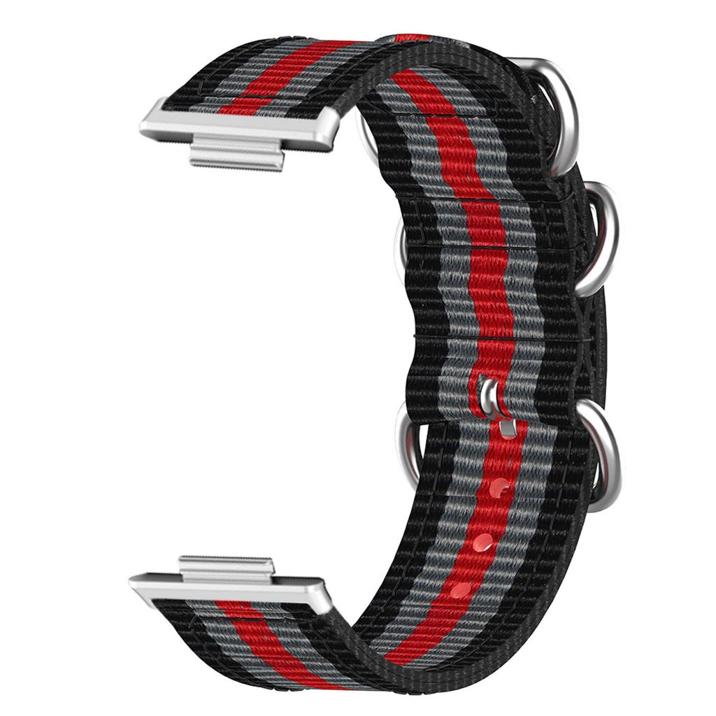 Нейлоновый ремешок для Xiaomi Smart Band 9 Pro/8 Pro/Redmi Watch 5 eSIM/5/4, ремешок для часов с тремя кольцами и металлическим коннектором