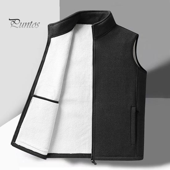 Флисовый жилет, пальто, воротник-стойка, безрукавка, с бархатным внутренним слоем, застежка-молния, карманы, утеплитель, жилет, куртка