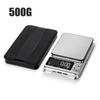 Электронные ювелирные весы с USB-зарядкой, из нержавеющей стали, высокоточные, карманные, кухонные весы 100 г/500 г, цифровые, с ЖК-дисплеем