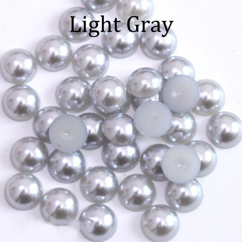 2, 3, 4, 5, 6, 8, 10, 12, 14 мм, круглые полубусины с искусственным жемчугом для изготовления ювелирных изделий, женские аксессуары для дизайна ногтей, сделай сам