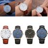 Gifts Fashion Business Simple Quartz Wrist Watch Men Watch 6.5mm Ultra Thin Genuine Leather Strap