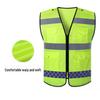 Fluorescent Reflective Traffic Safety Vest for Construction and Road Patrol