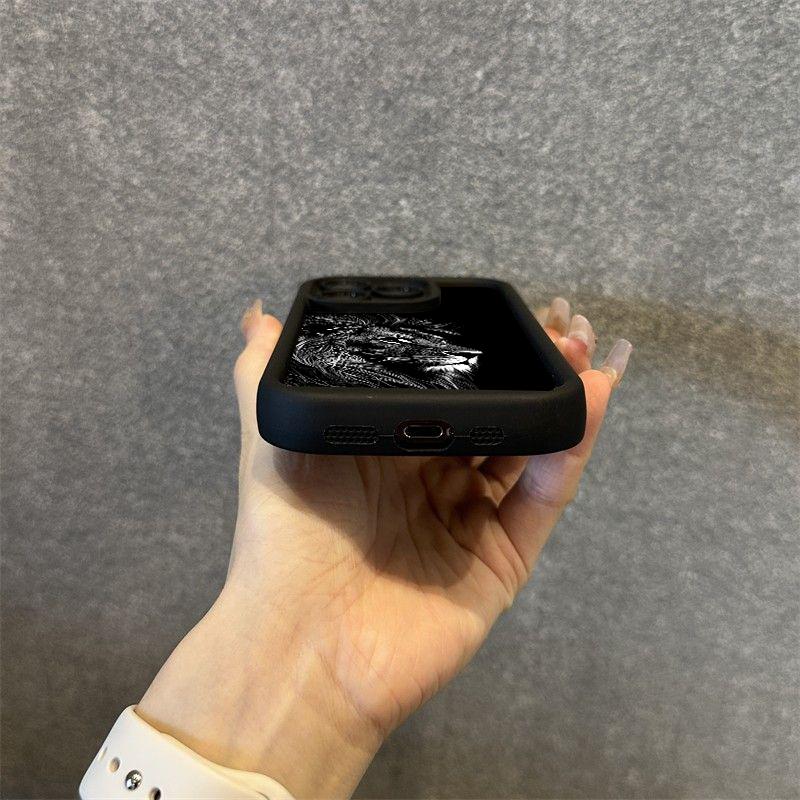 Крутой чехол для телефона из силикона с рисунком льва для iPhone 17 16 15 14 13 12 11 Pro Max 17 Air 16E XS X XR 7 8 Plus, ударопрочный, мягкий чехол