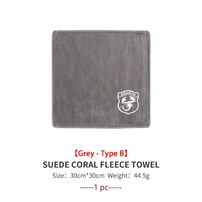 Car Styling Washing Super Absorbent Deer Skin Towel Auto Interior Washing Tool For Abarth FIAT 500 FR Doblo Ducato Freemont Idea V3