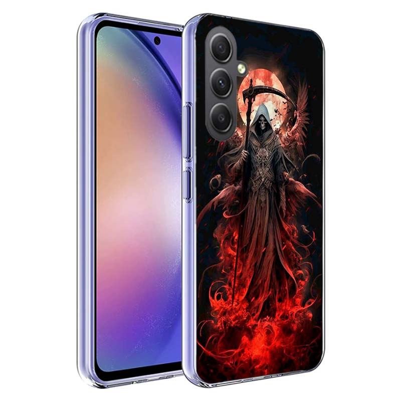 Чехол для телефона Смерть Жнец Череп для Samsung A70 A50S A40 A30 A20E A16 A26 A36 A56 A17 Galaxy Note 20 10 9 8 A71 A51 A41 A31 A
