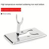 1pc Stainless Steel Soldering Iron Holder, Y-Shaped High-Temperature Resistant Welding Accessory with Prevent Scalding Design