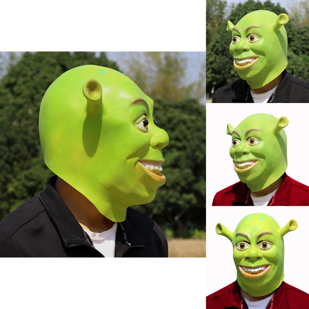Costume Shrek Mask Mask Cosplay Costume Accessories Halloween Necessities Daily