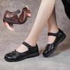 Fashion GKTINOO Genuine Leather 2025 New Flats Women Shoes Hook & Loop Shallow Spring Autumn Comfortable Concise Leisure Ladies Shoes