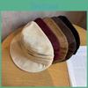 Suede Vintage Beret Hat Short Brim Newsboy Cap For Street Style And Daily Use