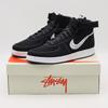 DX5425-001 Stussy Nike Vandal High Black Silver White Green (Men's)