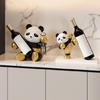 Panda Wine Rack Cute Animal Wine Stand Enhances Homes Aesthetic As Functional Decors Counter top Wine Display