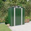 VidaXL Garden Shed Green 192x108x223 Cm Galvanized Steel, Garden Storage for Tools, Tool Storage 319267