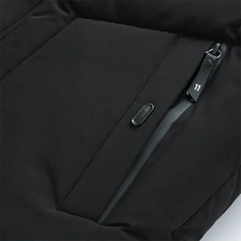 Зимняя пуховая куртка для молодежи и среднего возраста, теплая мужская куртка с бархатной подкладкой на хлопковой подкладке, куртка для папы