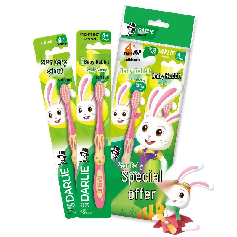Darlie Baby Rabbit Kids Toothbrush 2-Pack