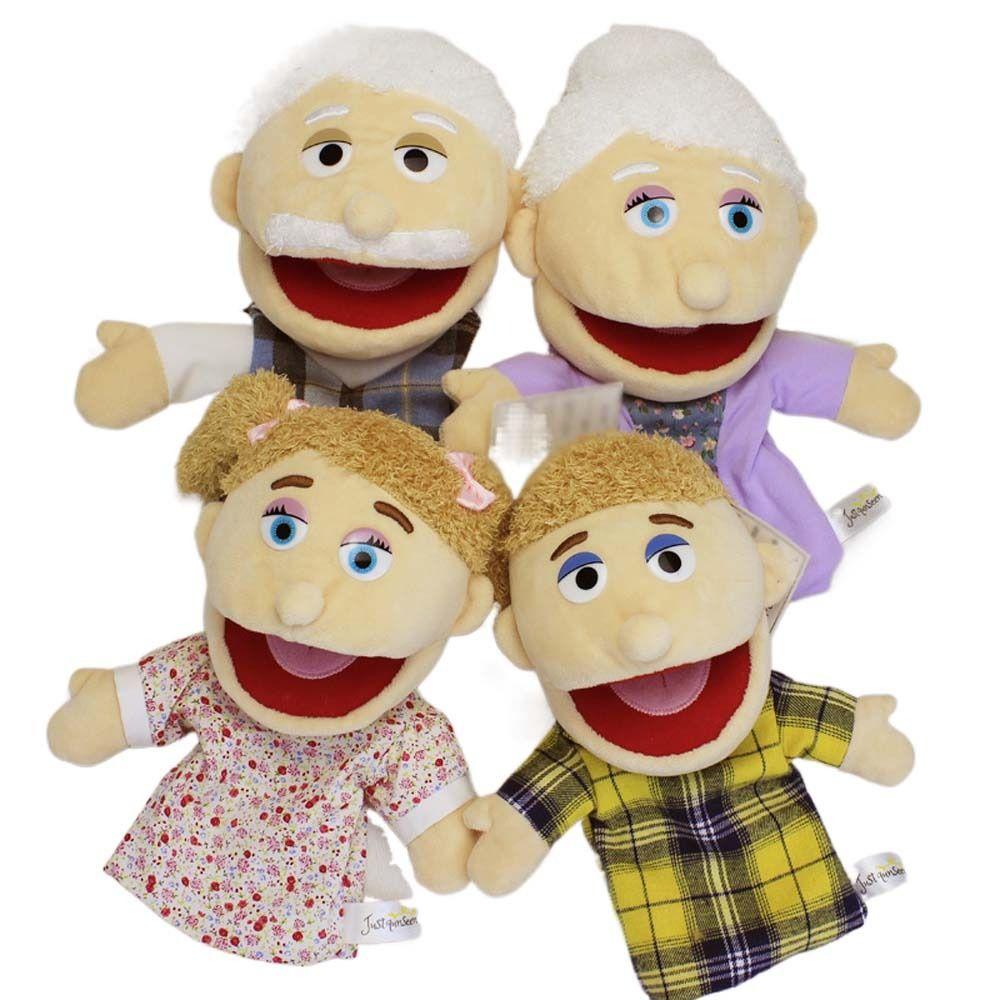 Sleeping Pillow Family Puppet Hand Doll Stuffed Toys Puppet Plush Toy Hand Puppet Plush Doll