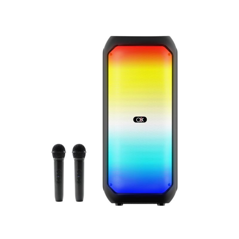 BT-2429W Портативная беспроводная Bluetooth-колонка для улицы, двойная, 6 дюймов, с микрофоном