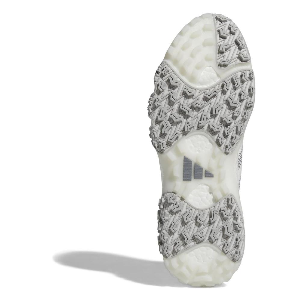 Мужские гольф-ботинки Adidas Code Chaos 22 LVL61, без шипов, GX3932, Белый/Серебристый металлик/Серый Two, Модель 2022 года, Оригинальный японский товар, Размер 30.5