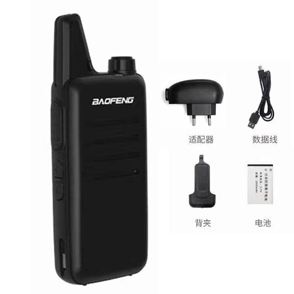 Baofeng 2 pcs Mini Walkie Talkie PMR 446 FRS Portable Two-way Radio ht PTT Walkie-talkies T20 Portable Radios for Hunting Cafe