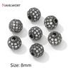 Cube Metal Beads 14K Gold Plated Brass Cube Spacer Beads,Separators For Beads,DIY Bracelet Necklace Making Findings Accessories