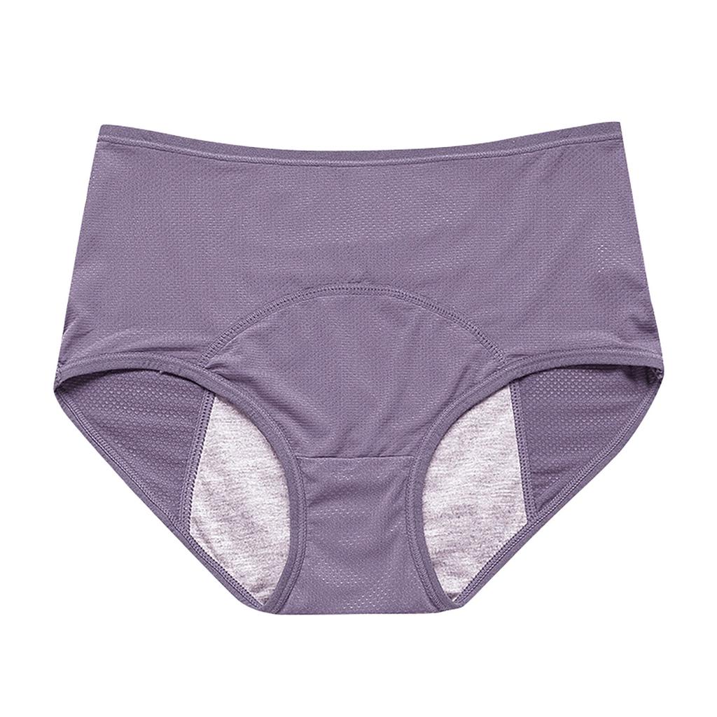 Women'S Menstrual Panties Mid-Waist Cotton Postpartum Women'S Panties Fully Covered Panties