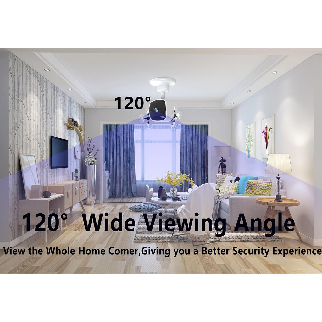 Smart Pets Camera with 2-Way Intercom Indoor Camera for Home Safety with Motion Detection USB 1080P