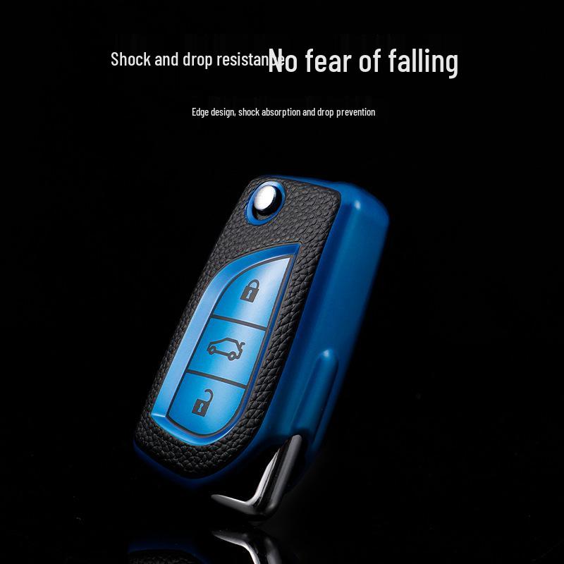 Чехол для ключа Toyota Corolla Camry для Highlander, RAV4, Levin, Reiz - Автомобильный чехол-держатель для ключа