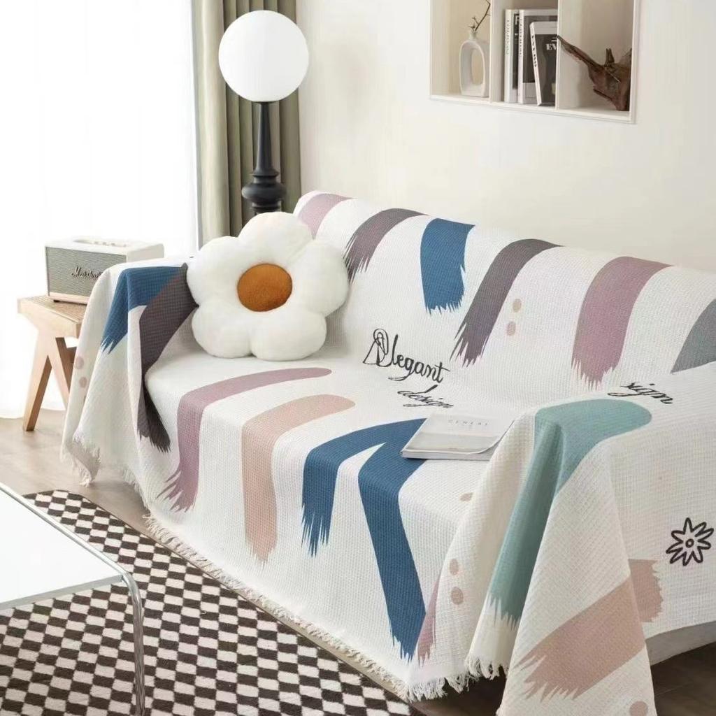 Диванное полотенце в скандинавском стиле, полностью покрытый тканью, чехол для дивана, подушка для гостиной, чехол для дивана Four Seasons Universal