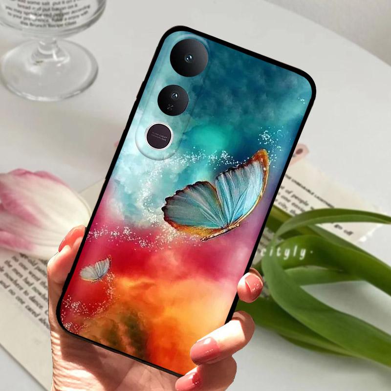 For Vivo V50 Lite Case V2441 Soft TPU Shockproof Silicone Bumper For Vivo V50 Lite 5G Protective Cover Shell Coque Fundas