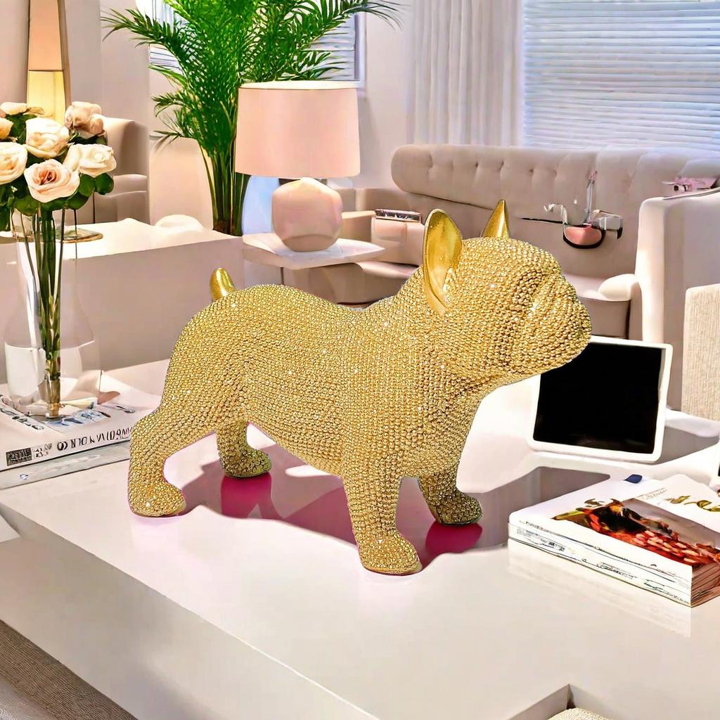 Современные скандинавские украшения для сидящих собак, роскошная модель гостиной, комната, новое креативное украшение для дома, украшение