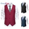 Уютный мужской деловой костюм, жилет, повседневный жилет, облегающий жилет, жилет