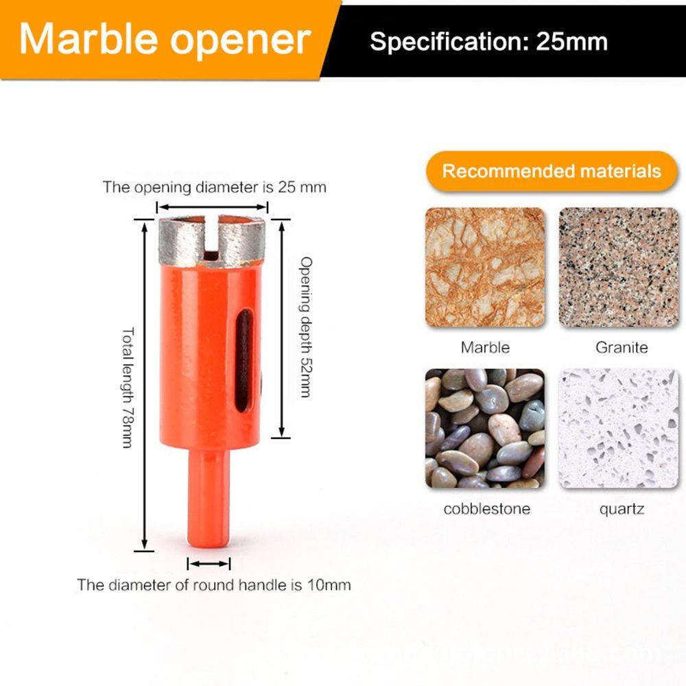 Штамповочный инструмент Отверстие для сверления гранита Биты для плитки Сверла Коронки Алмазная кольцевая пила для мрамора