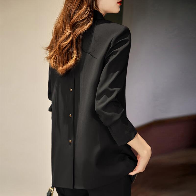 Troyman Women's Business Blazer & Trousers Suit Set