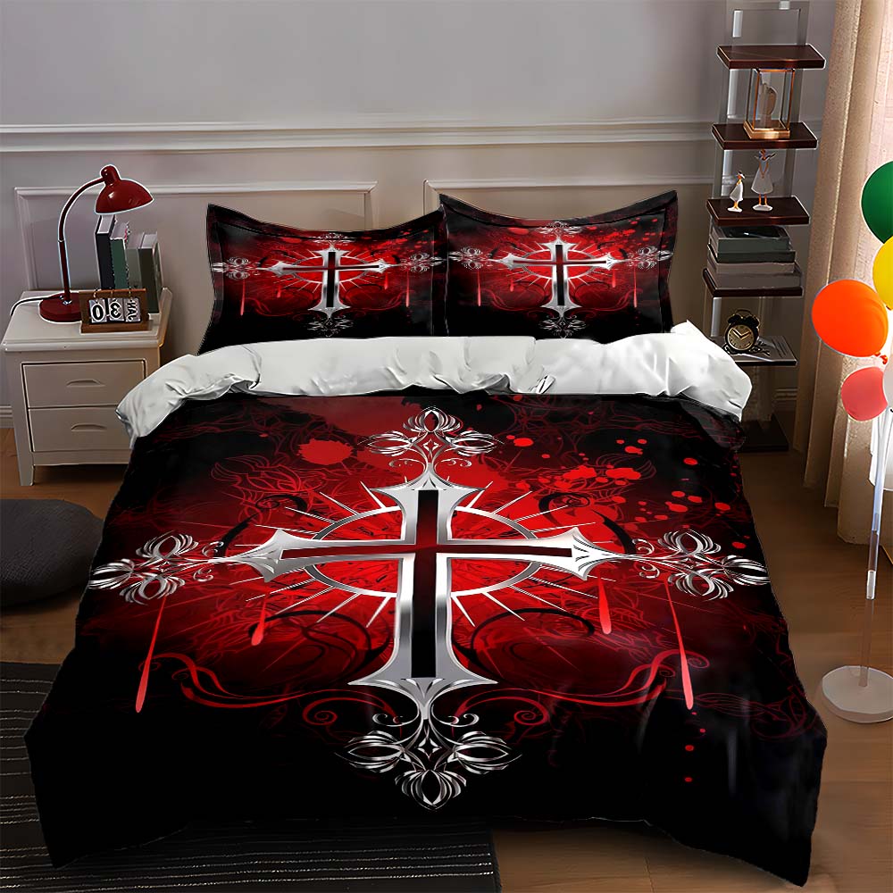 Bold, ornate, gothic. Bedding Duvet cover sets Duvet covers Pillowcases gifts (1 * Duvet Cover 2 * Pillowcases, without duvet insert)